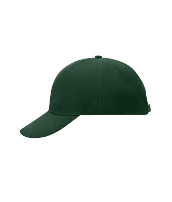 Unisexe Casquette «décalée» 6 panneaux Vert-foncé 7687