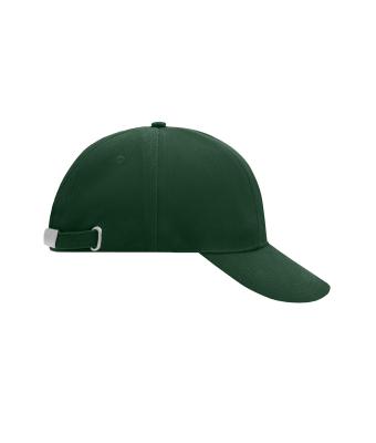 Unisexe Casquette «décalée» 6 panneaux Vert-foncé 7687