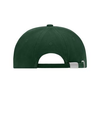 Unisexe Casquette «décalée» 6 panneaux Vert-foncé 7687