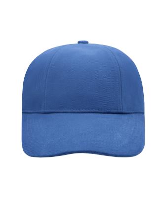 Unisex Turned 6 Panel Cap Laminated Royal 7687