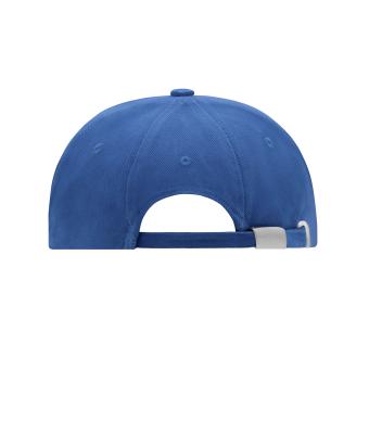 Unisex Turned 6 Panel Cap Laminated Royal 7687
