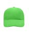 Unisex Turned 6 Panel Cap Laminated Lime-green 7687