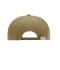 Unisex Turned 6 Panel Cap Laminated Donker khaki 7687