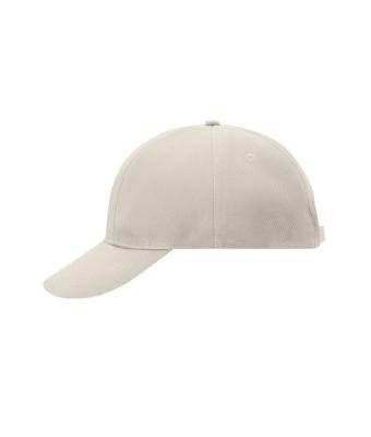 Unisex Turned 6 Panel Cap Laminated Light-grey 7687