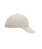 Unisex Turned 6 Panel Cap Laminated Light-grey 7687