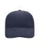 Unisex Turned 6 Panel Cap Laminated Navy 7687