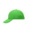 Unisex Turned 6 Panel Cap Laminated Lime-green 7687