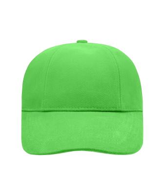 Unisex Turned 6 Panel Cap Laminated Lime-green 7687
