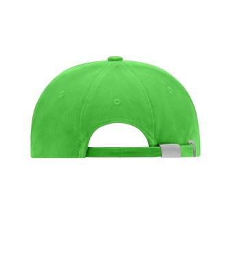 Unisex Turned 6 Panel Cap Laminated Lime 7687