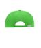 Unisex Turned 6 Panel Cap Laminated Lime 7687