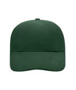Unisex Turned 6 Panel Cap Laminated Dark-green 7687