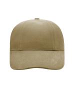 Unisex Turned 6 Panel Cap Laminated Dark-khaki 7687
