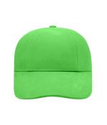 Unisex Turned 6 Panel Cap Laminated Lime-green 7687