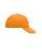 Unisex Turned 6 Panel Cap Laminated Oranje 7687