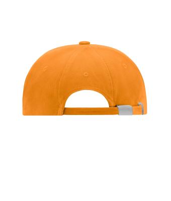 Unisex Turned 6 Panel Cap Laminated Oranje 7687