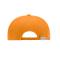 Unisex Turned 6 Panel Cap Laminated Oranje 7687