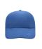 Unisex Turned 6 Panel Cap Laminated Royal 7687