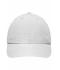 Unisex 6 Panel Coolmax® Cap White 7688
