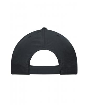 Unisex 6 Panel Coolmax® Cap Black 7688