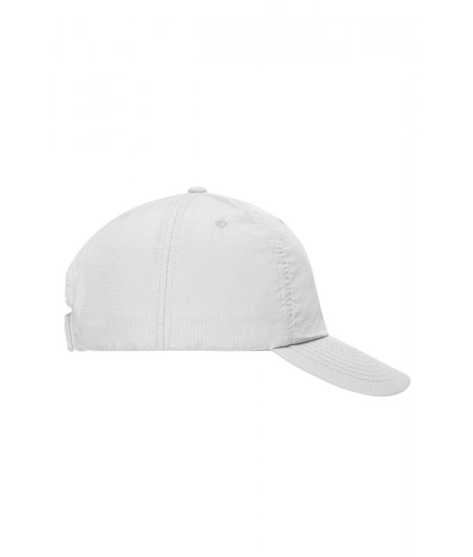 Unisex 6 Panel Coolmax® Cap White 7688