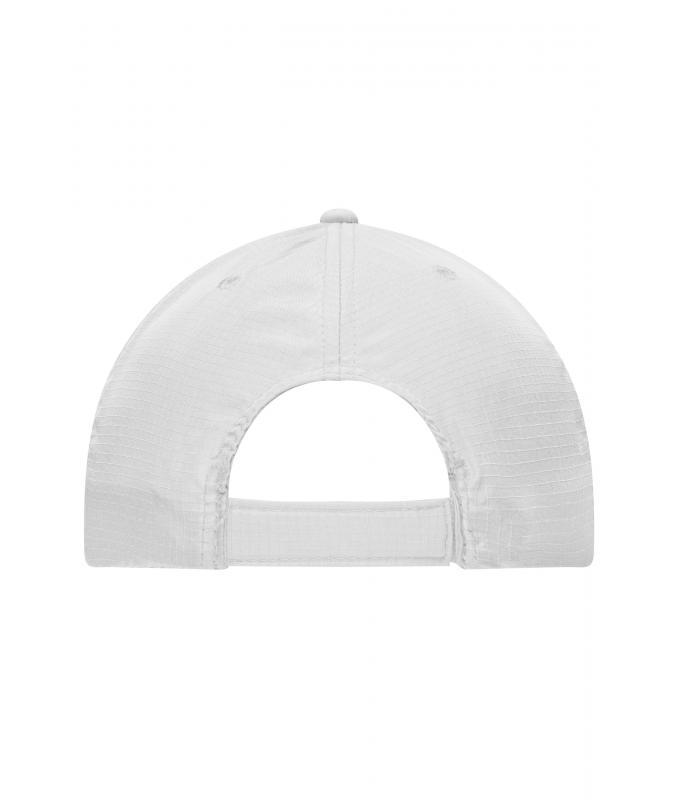Unisex 6 Panel Coolmax® Cap White 7688