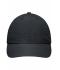 Unisex 6 Panel Coolmax® Cap Zwart 7688