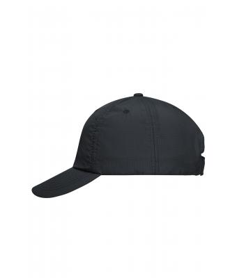 Unisex 6 Panel Coolmax® Cap Zwart 7688
