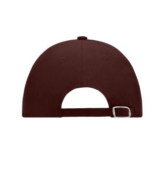Unisex 6 Panel Raver Cap Donkerbruin 7690
