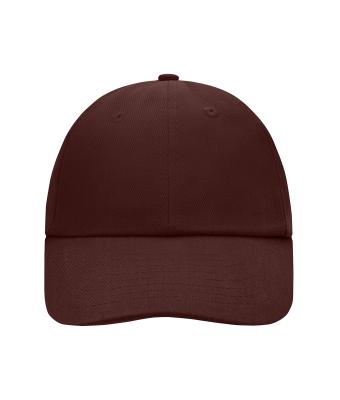 Unisex 6 Panel Raver Cap Donkerbruin 7690
