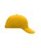 Unisex 6 Panel Raver Cap Goudgeel 7690