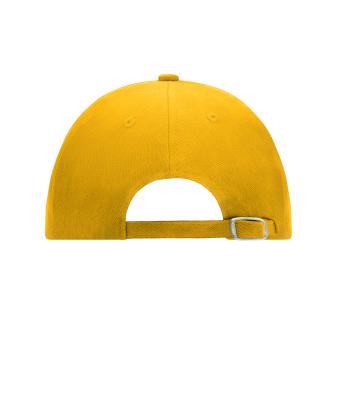Unisex 6 Panel Raver Cap Goudgeel 7690