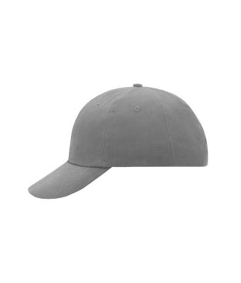 Unisex 6 Panel Raver Cap Donkergrijs 7690