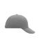 Unisex 6 Panel Raver Cap Donkergrijs 7690