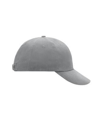 Unisex 6 Panel Raver Cap Lichtgrijs 7690
