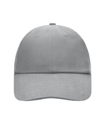 Unisex 6 Panel Raver Cap Lichtgrijs 7690
