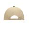 Unisex 6 Panel Raver Cap Beige/donkergroen 7690