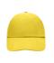 Unisex 6 Panel Raver Cap Yellow 7690
