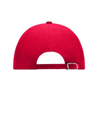 Unisex 6 Panel Raver Cap Signaal-rood 7690