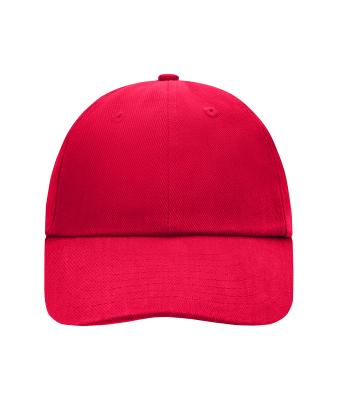 Unisex 6 Panel Raver Cap Signaal-rood 7690