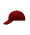 Unisex 6 Panel Raver Cap Wijnrood 7690