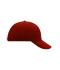 Unisex 6 Panel Raver Cap Wijnrood 7690
