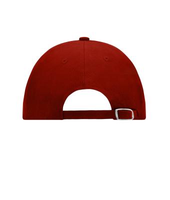 Unisex 6 Panel Raver Cap Wijnrood 7690