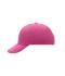 Unisex 6 Panel Raver Cap Roze 7690