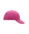 Unisex 6 Panel Raver Cap Roze 7690