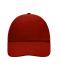 Unisex 6 Panel Raver Cap Wijnrood 7690