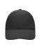 Unisexe Casquette 6 panneaux coton brossé lourd Graphite 7690