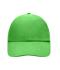 Unisexe Casquette 6 panneaux coton brossé lourd Vert-citron 7690