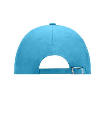 Unisexe Casquette 6 panneaux coton brossé lourd Bleu-ciel 7690