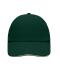 Unisex 6 Panel Raver Sandwich Cap Dark-green/beige 7691