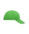 Unisex 6 Panel Raver Sandwich Cap Lime-green/white 7691